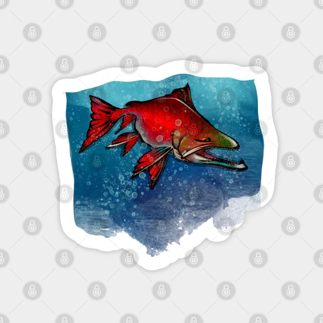 Sockeye Sticker by MikaelJenei